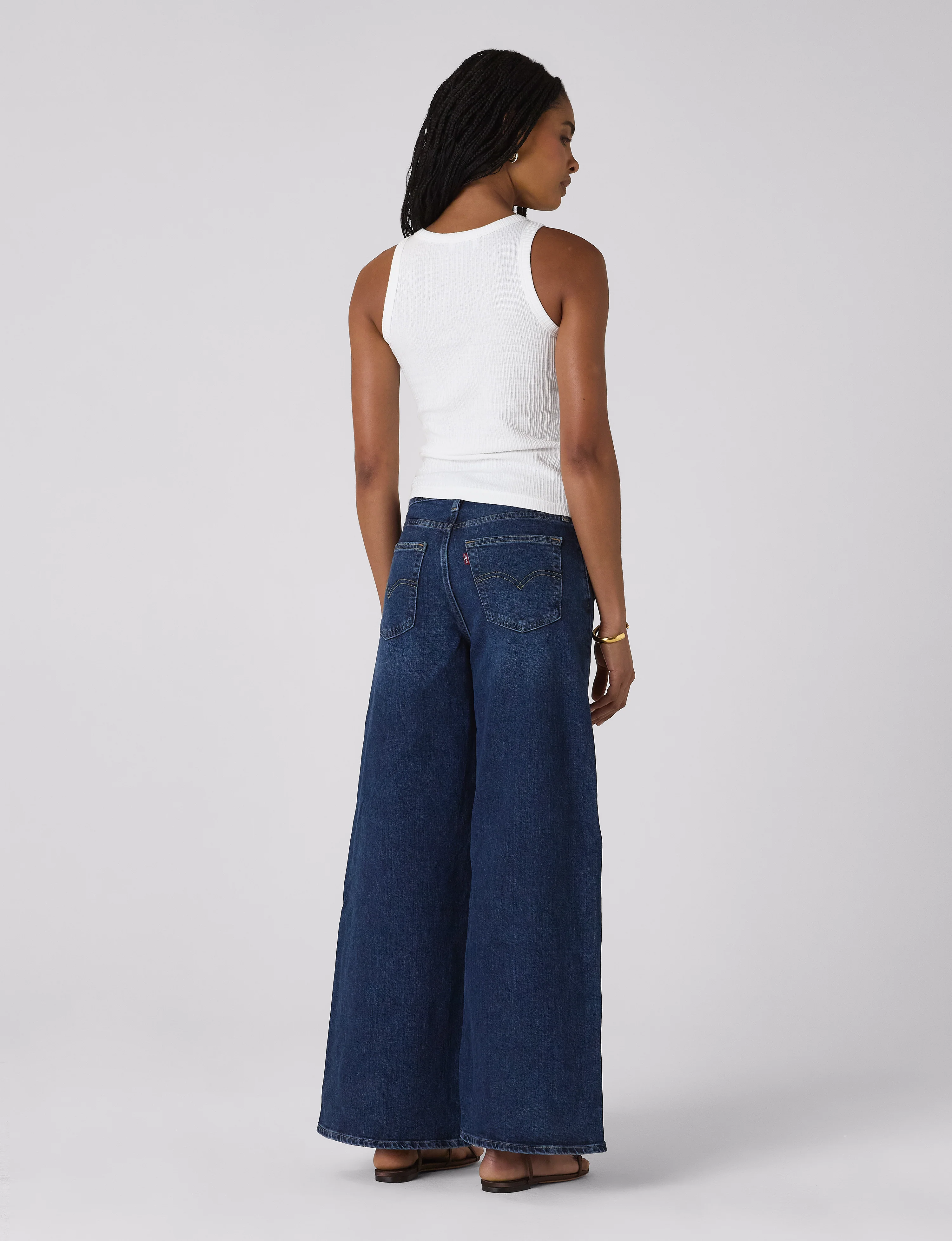 Carnaby Tank: Cotton Textured Rib, Off-White - Image 7