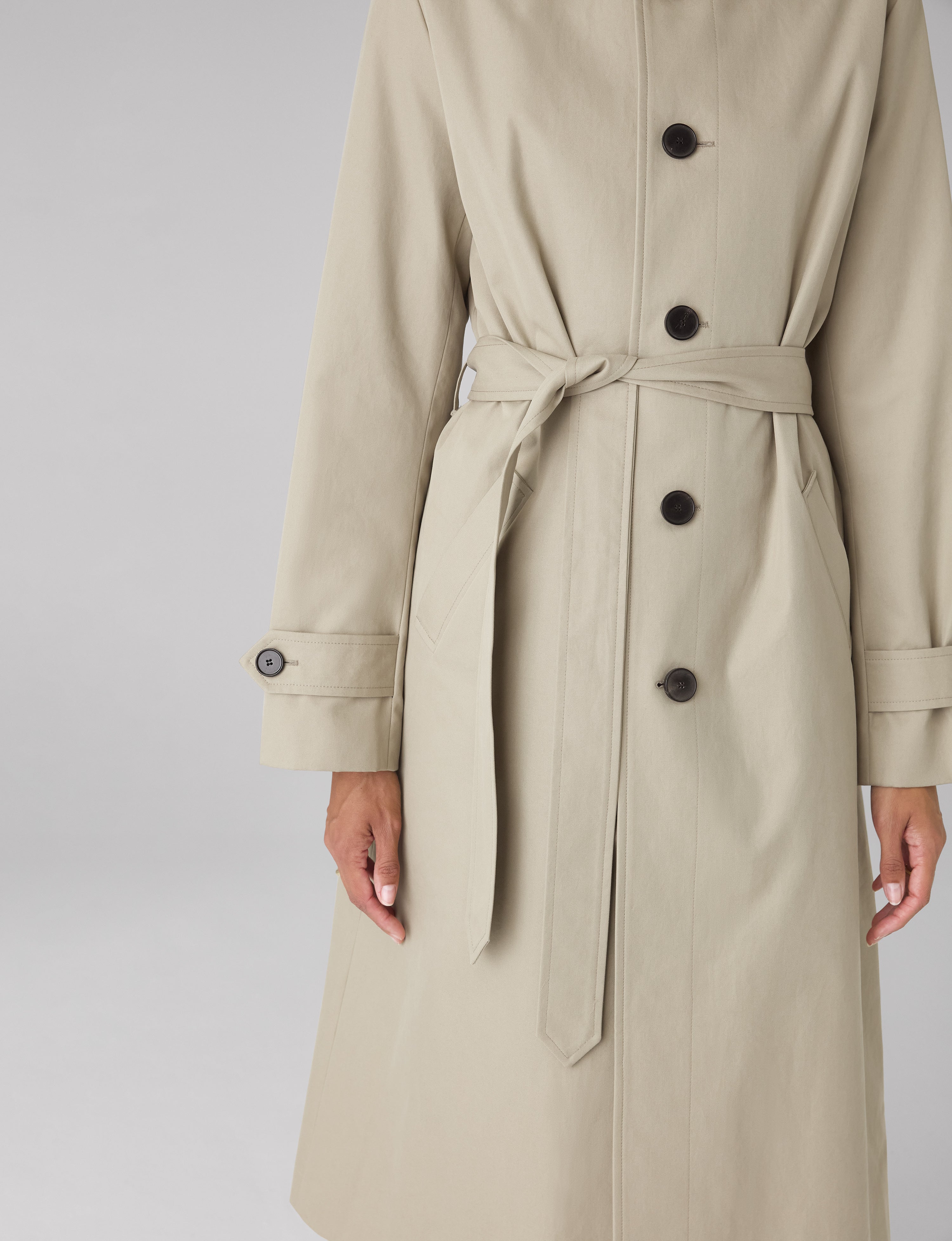 Chatsworth Coat: Cotton, Dark Stone - Image 10