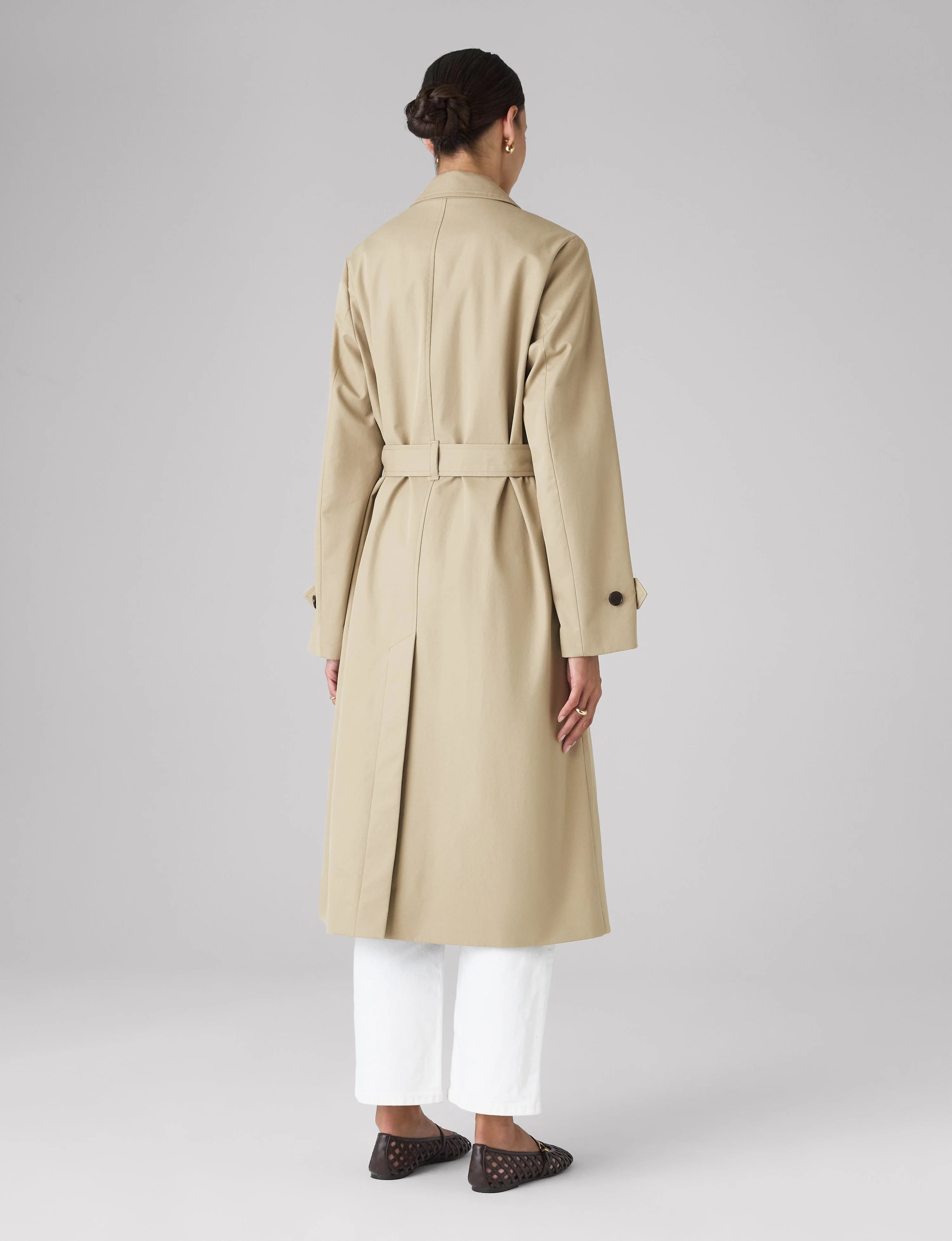Chatsworth Coat: Cotton, Dark Stone - Image 9