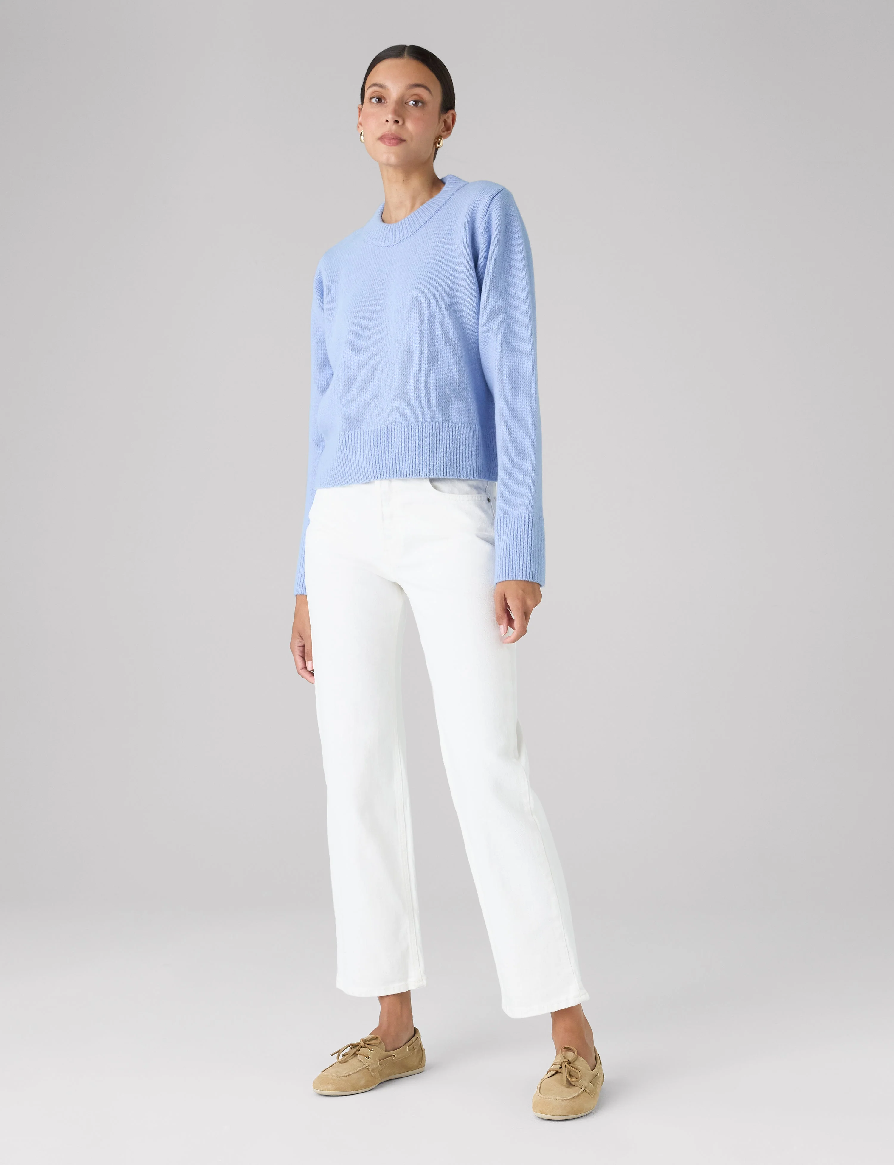 Devon Jumper: Wool, Cornflower Blue - Image 5