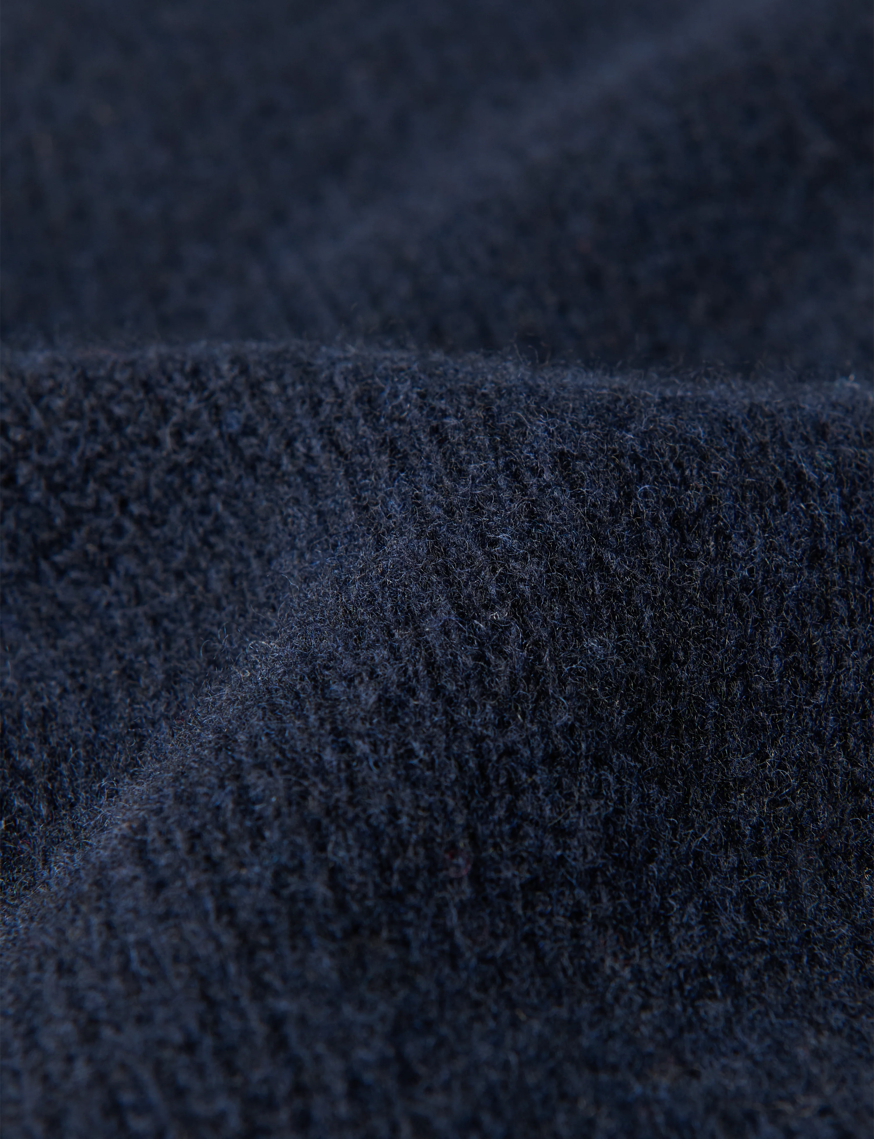 Devon Jumper: Wool, Navy Blue - Image 4