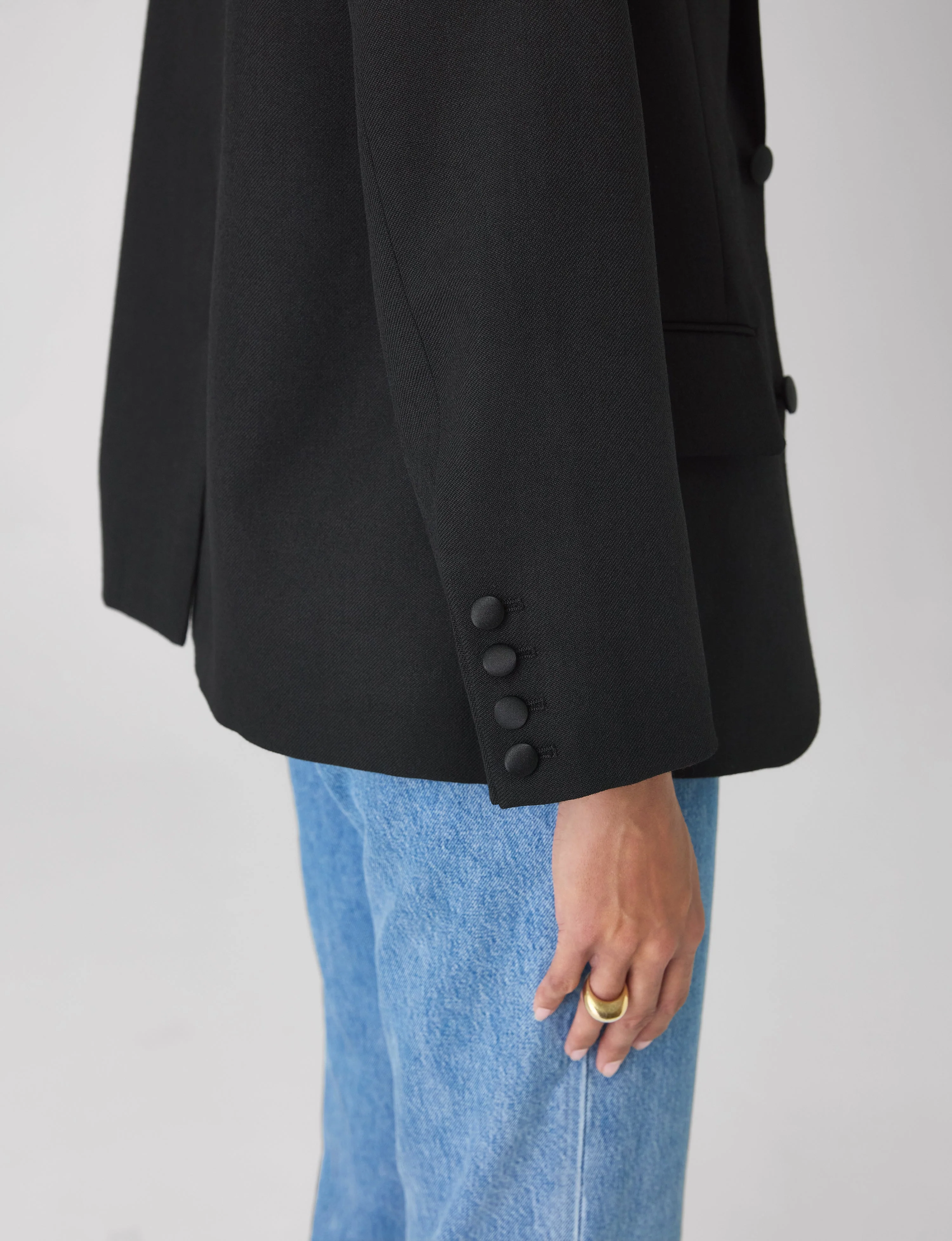 Hutton Tuxedo: Wool, Black - Image 6