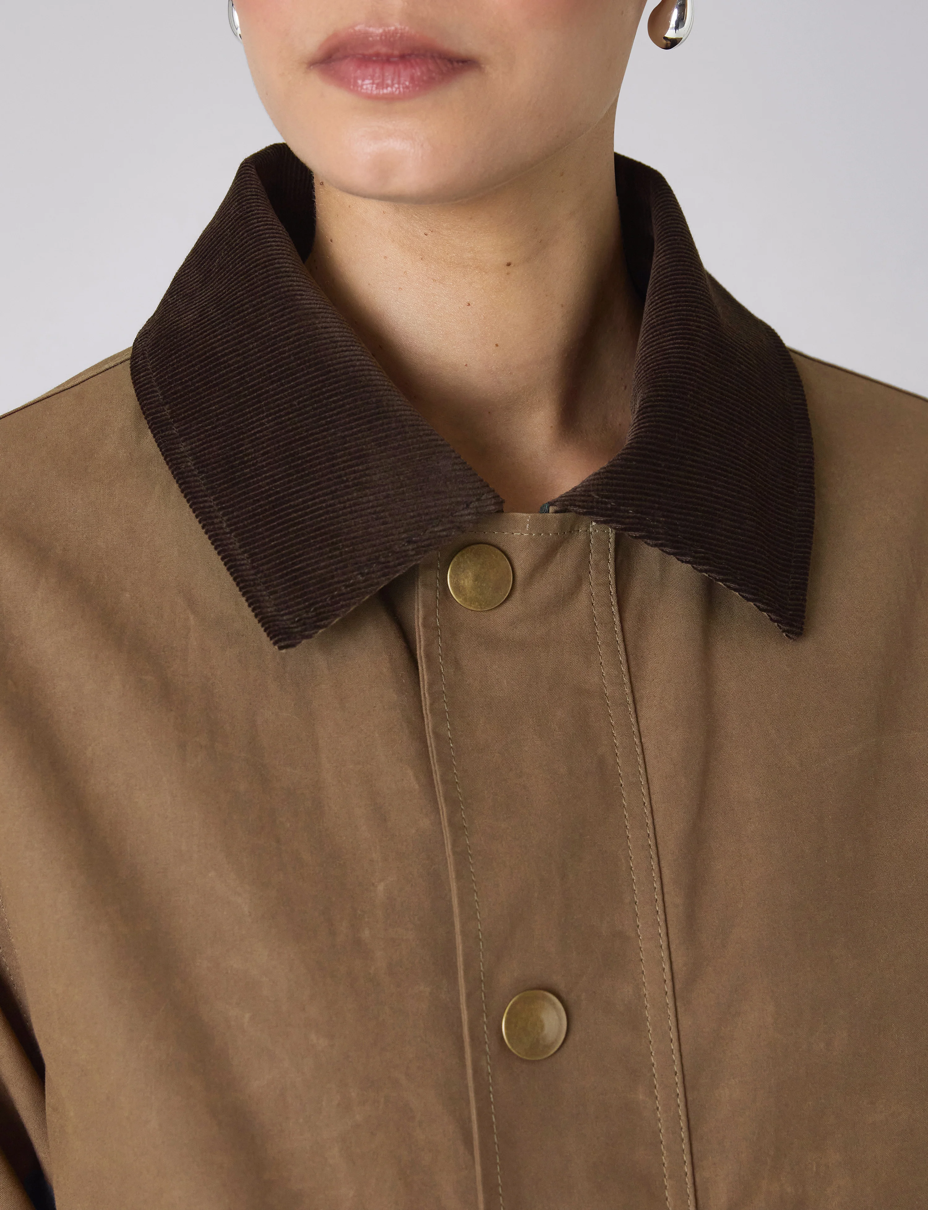 Kent Jacket: Waxed Cotton, Chocolate - Image 5