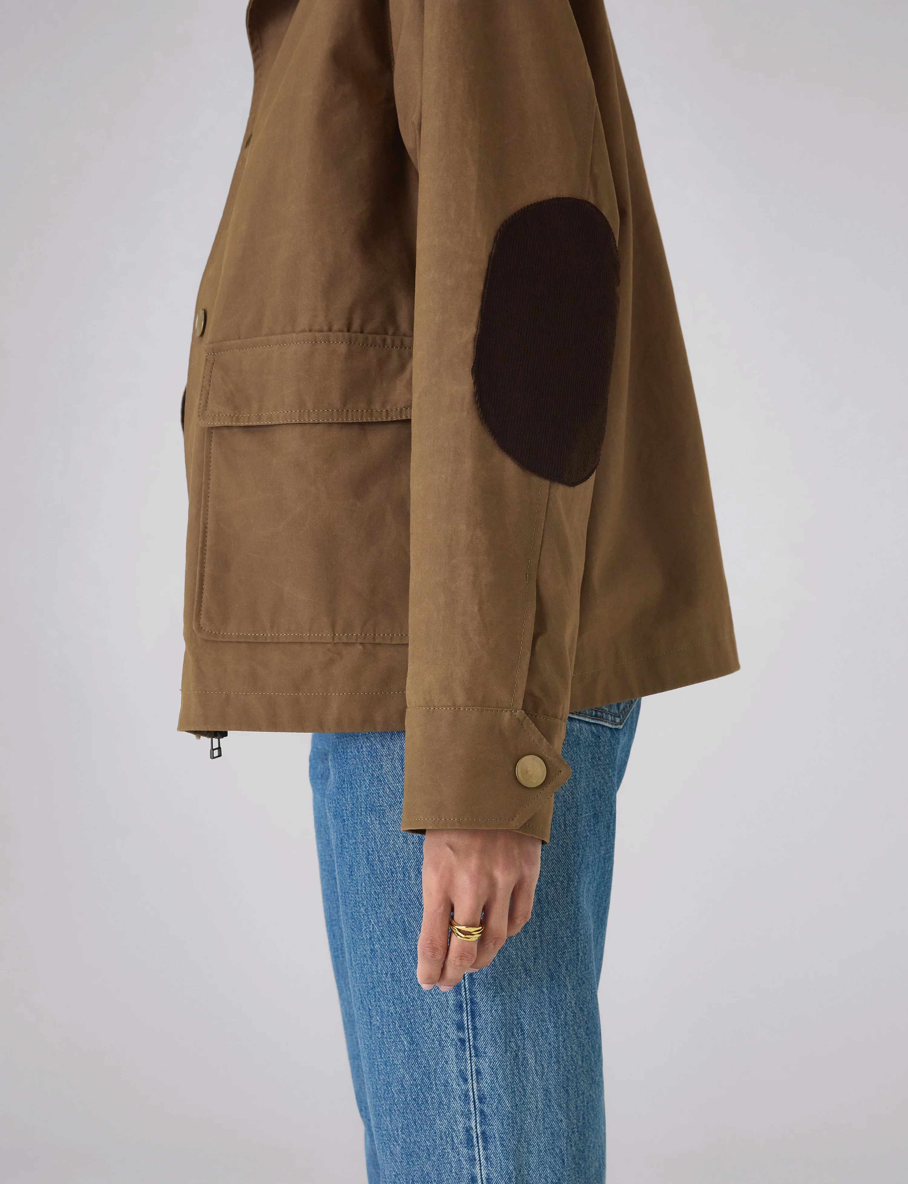 Kent Jacket: Waxed Cotton, Chocolate - Image 6