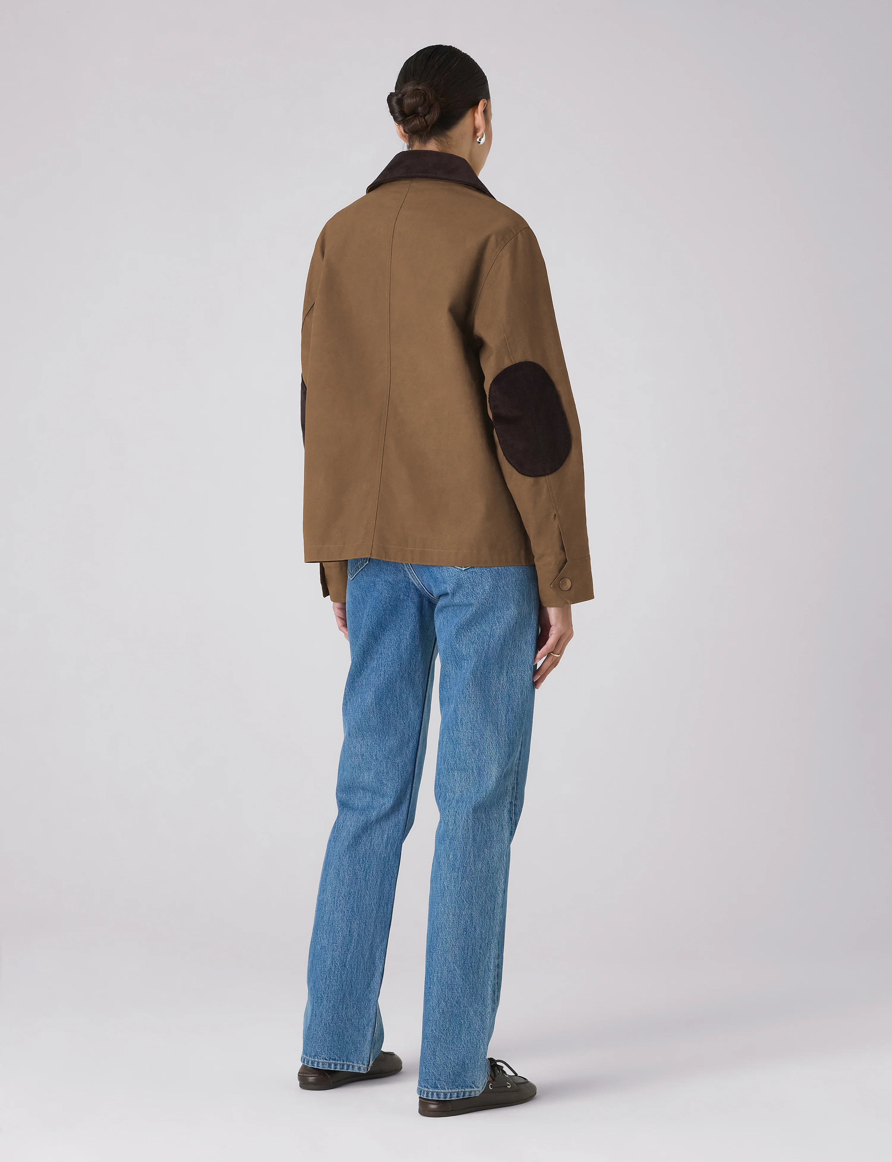 Kent Jacket: Waxed Cotton, Chocolate - Image 9