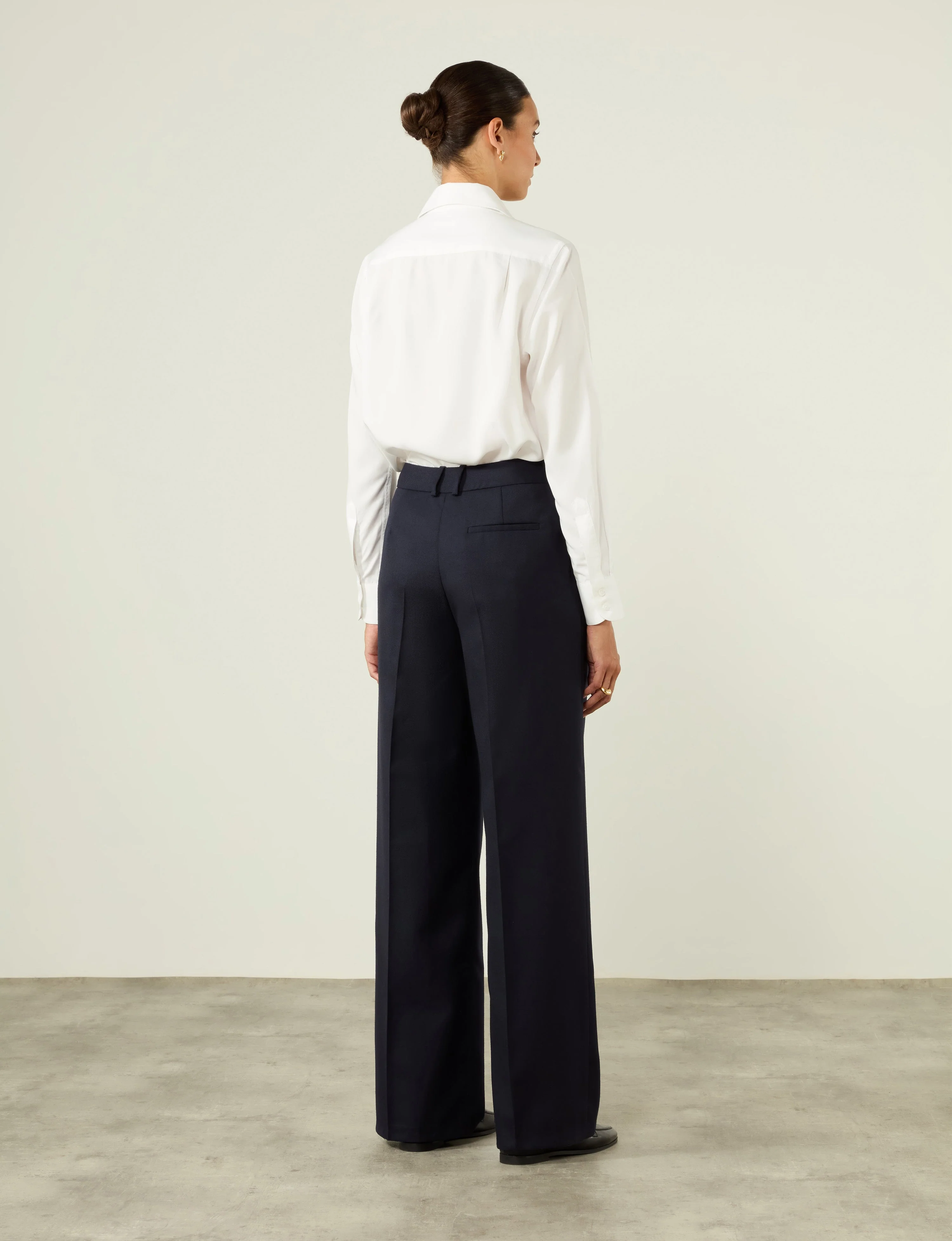 Rampling Trouser: Wool, Navy - Image 6