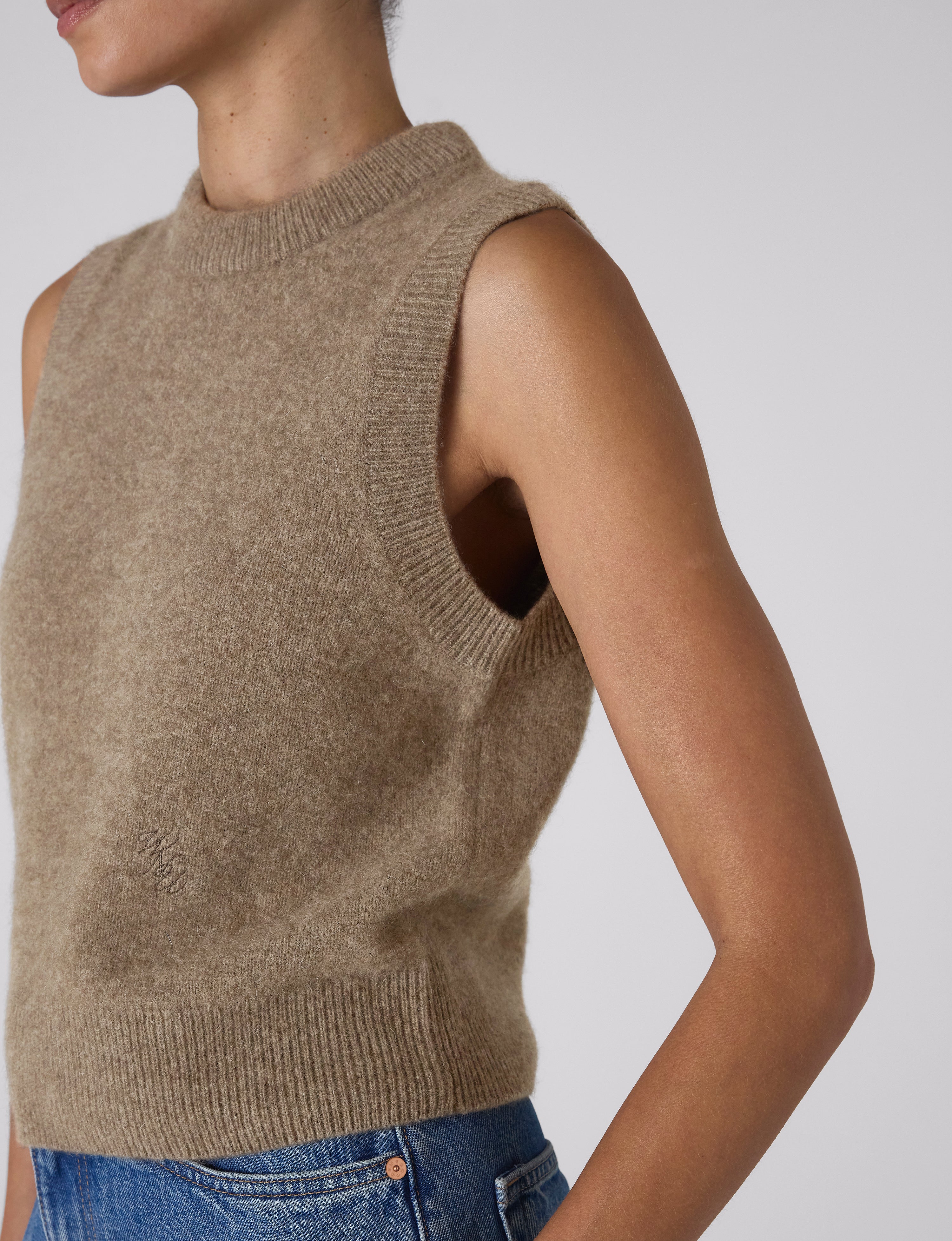 Skye Vest: Yak Wool, Coffee - Image 6
