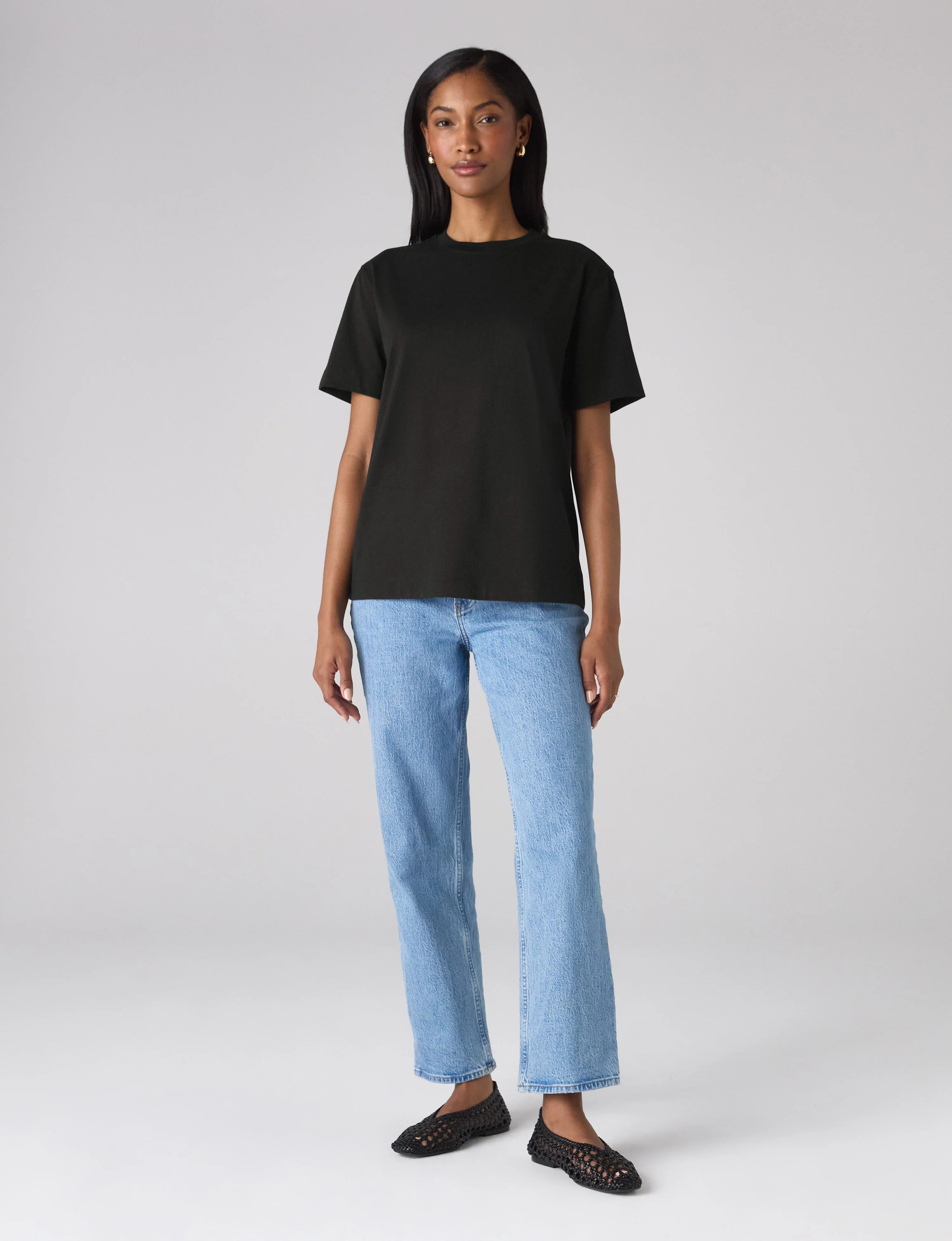 Soho T-Shirt: Cotton Jersey, Black - Image 3