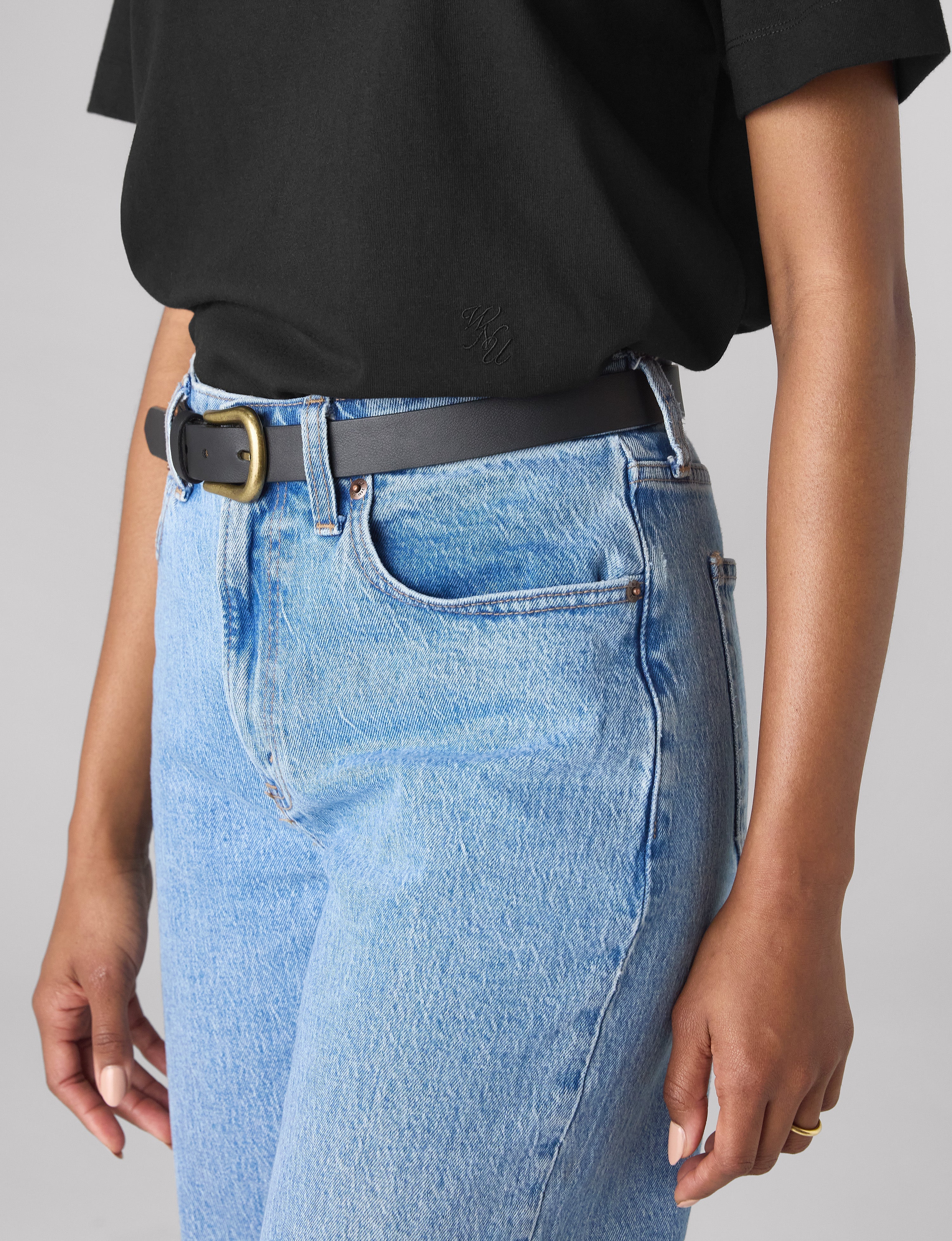 Soho T-Shirt: Cotton Jersey, Black - Image 4