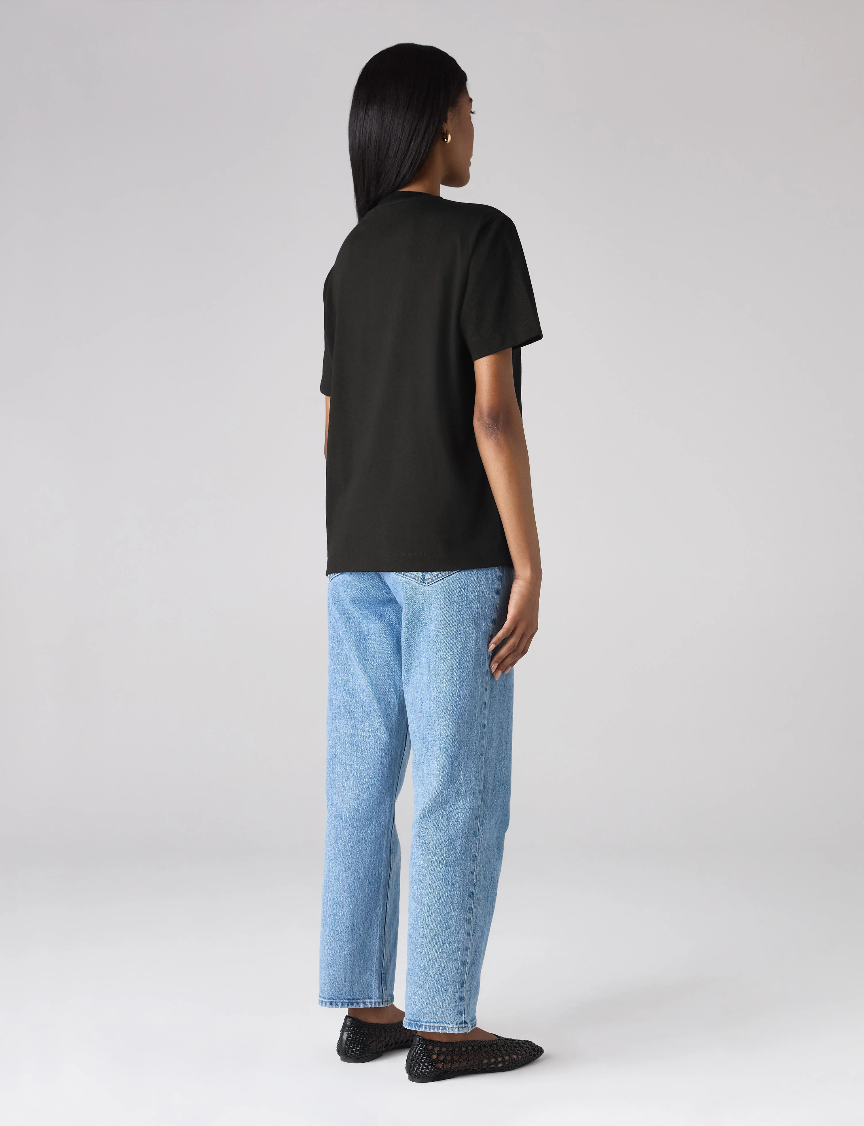 Soho T-Shirt: Cotton Jersey, Black - Image 5