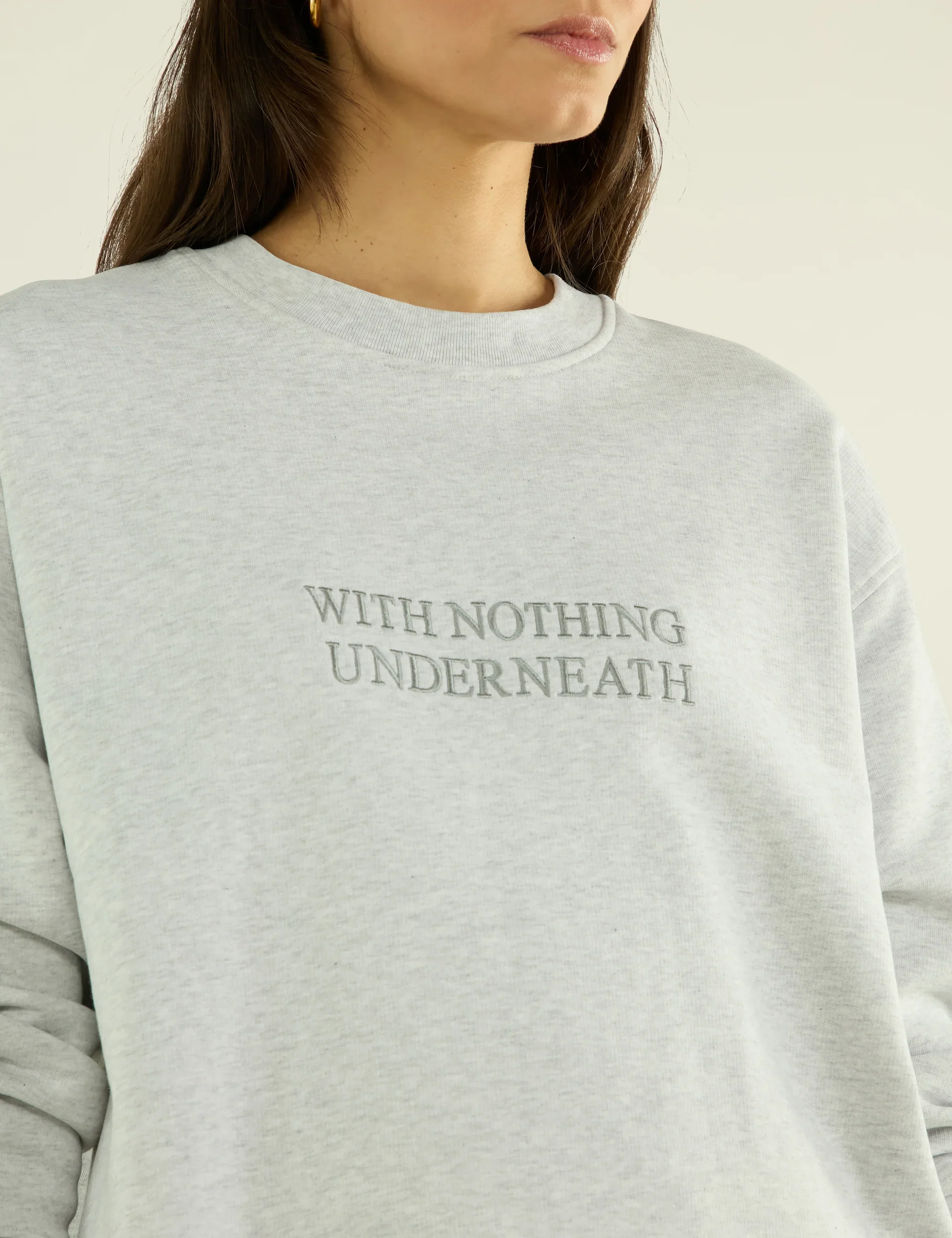 Spencer Sweatshirt: Cotton Jersey, Grey - Image 5