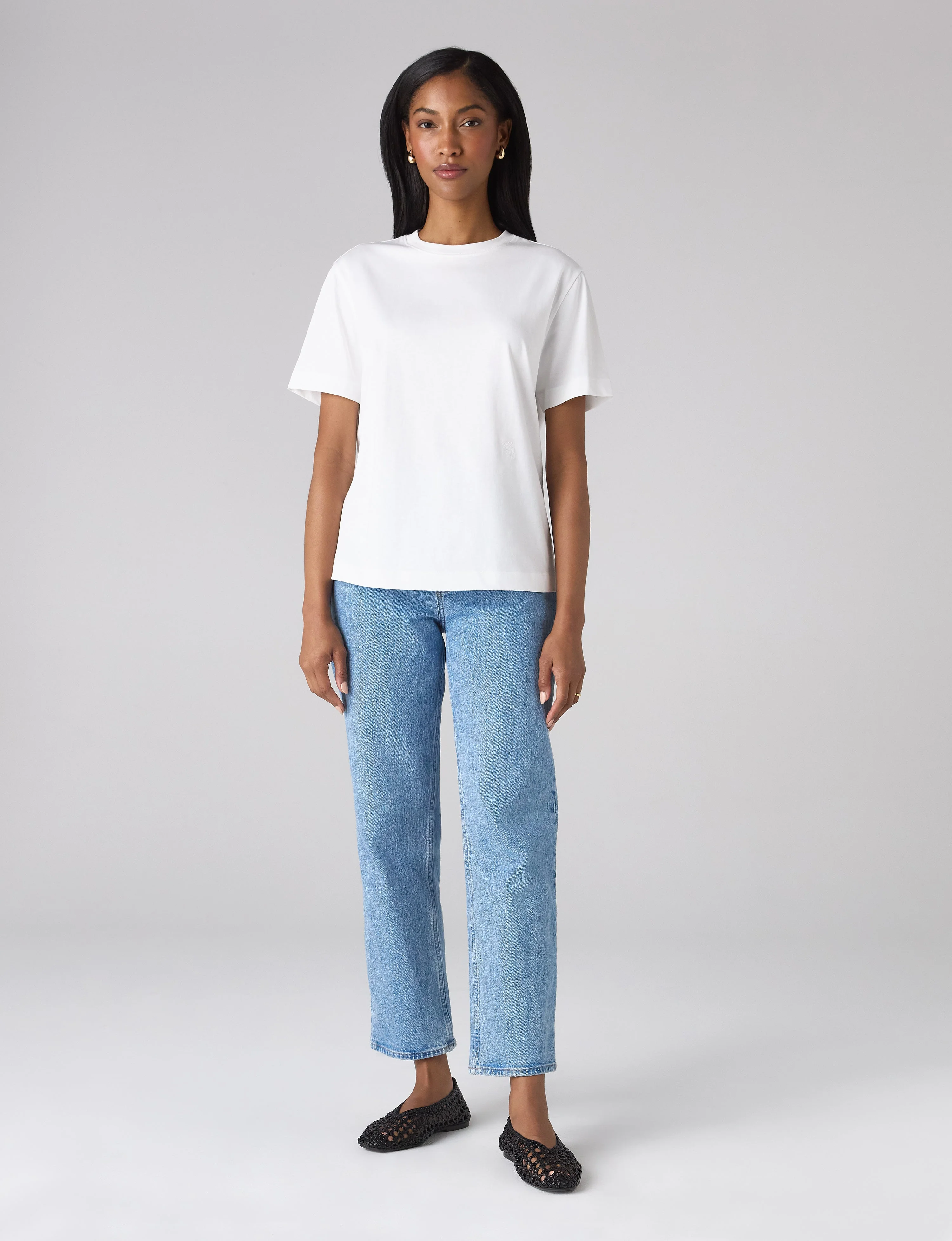 Soho T-Shirt: Cotton Jersey, White - Image 3