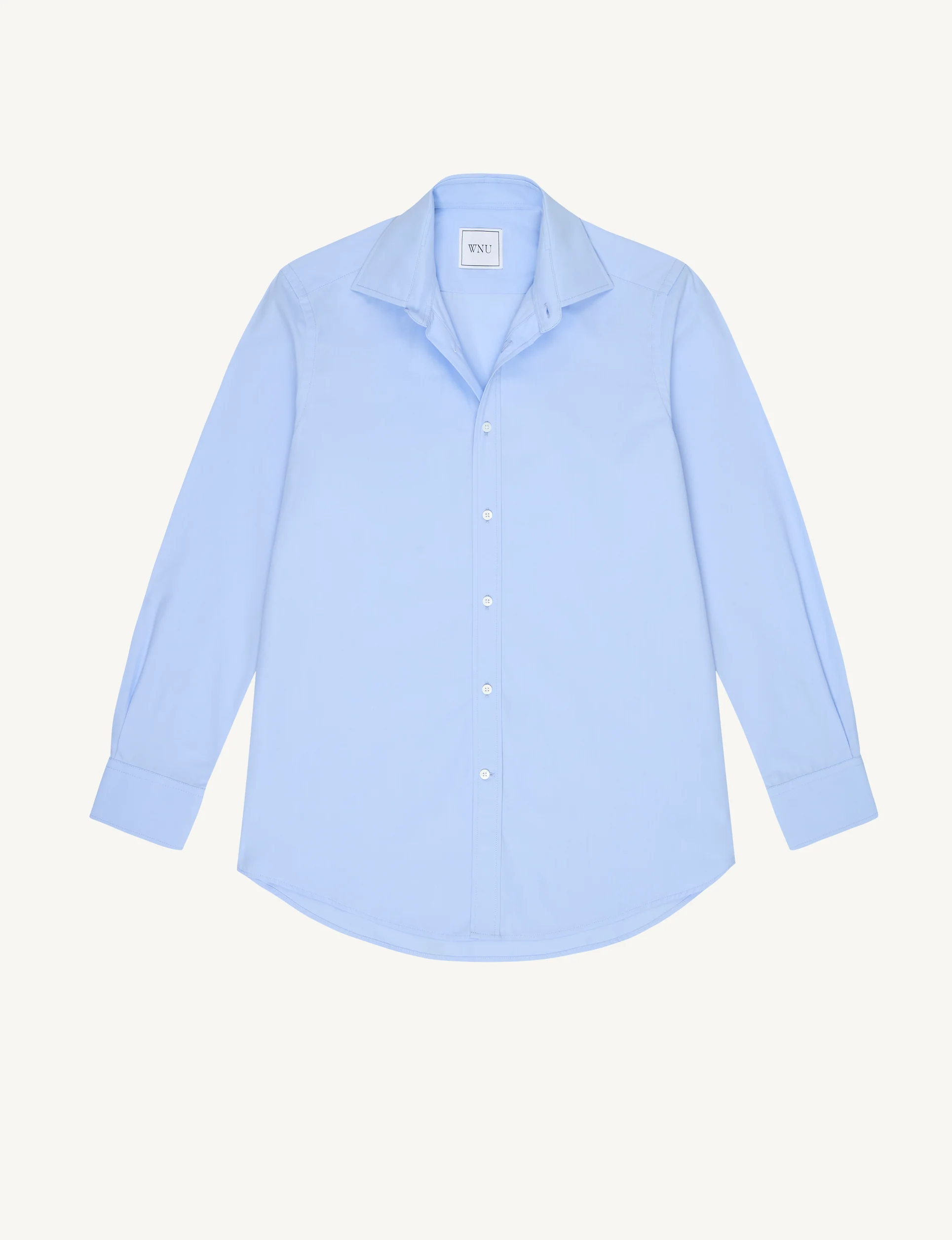 The Boyfriend: Fine Poplin, Sky Blue - Image 3