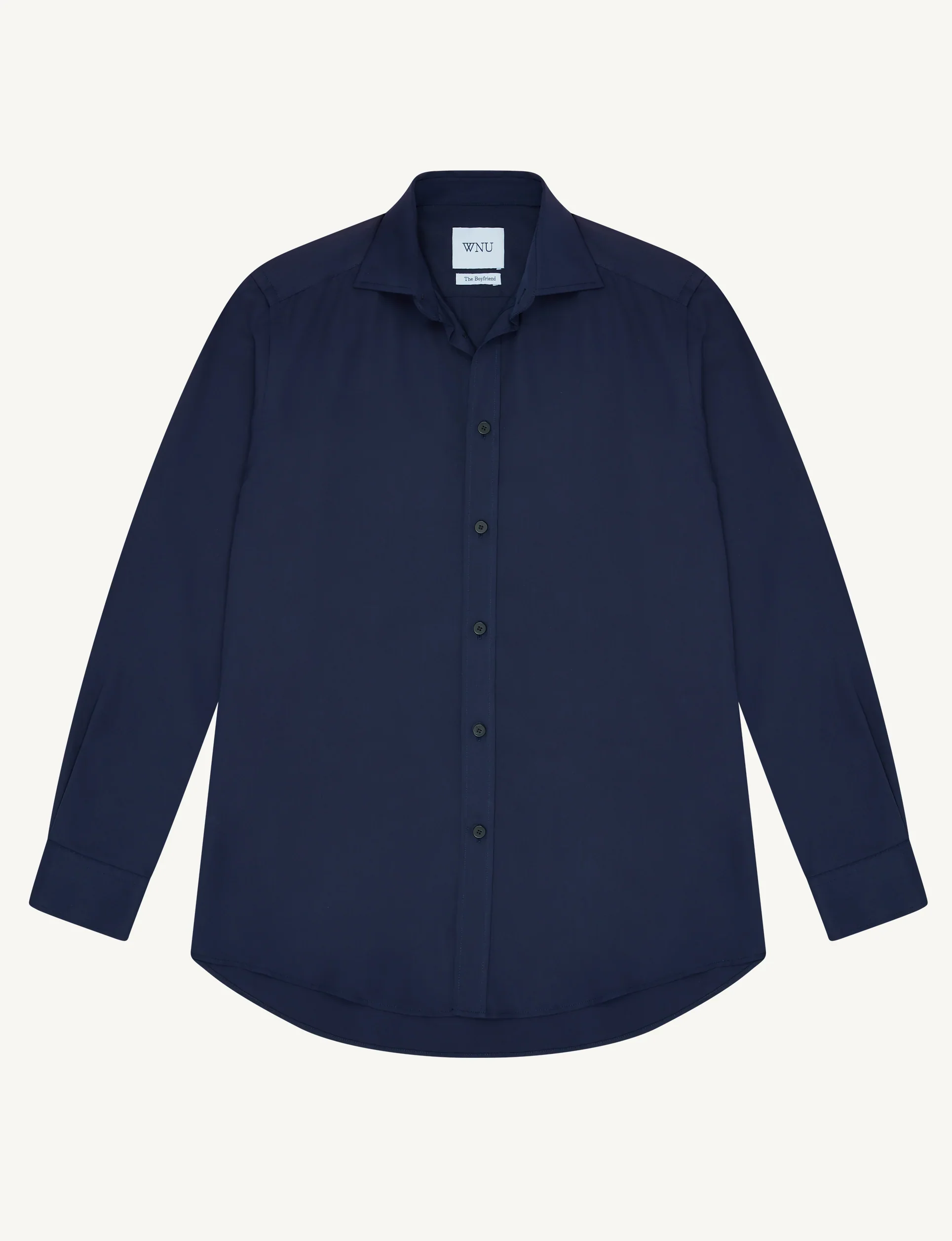 The Boyfriend: TENCEL™ Lyocell, Navy Blue - Image 3