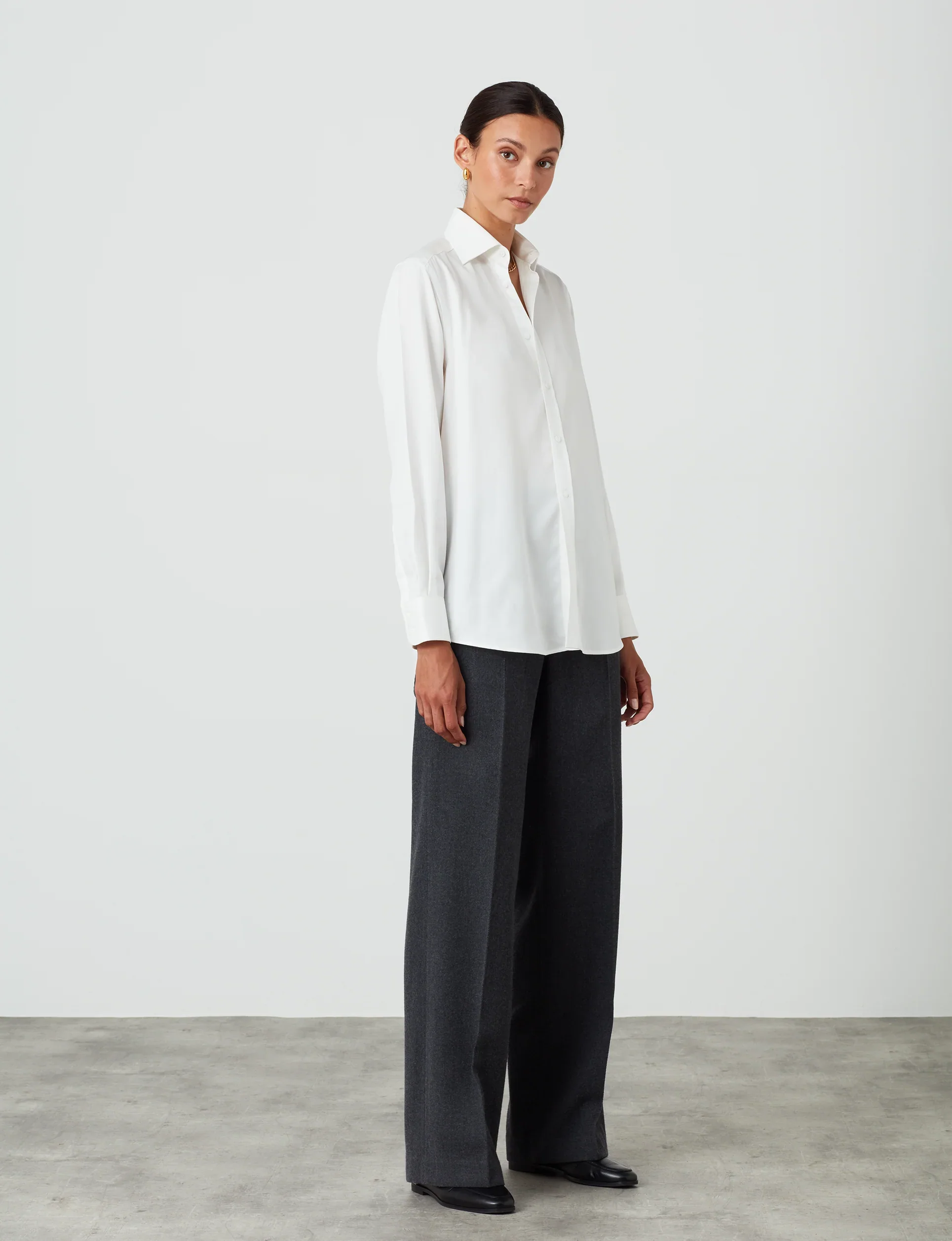 The Boyfriend: TENCEL™ Lyocell, Off-White - Image 5