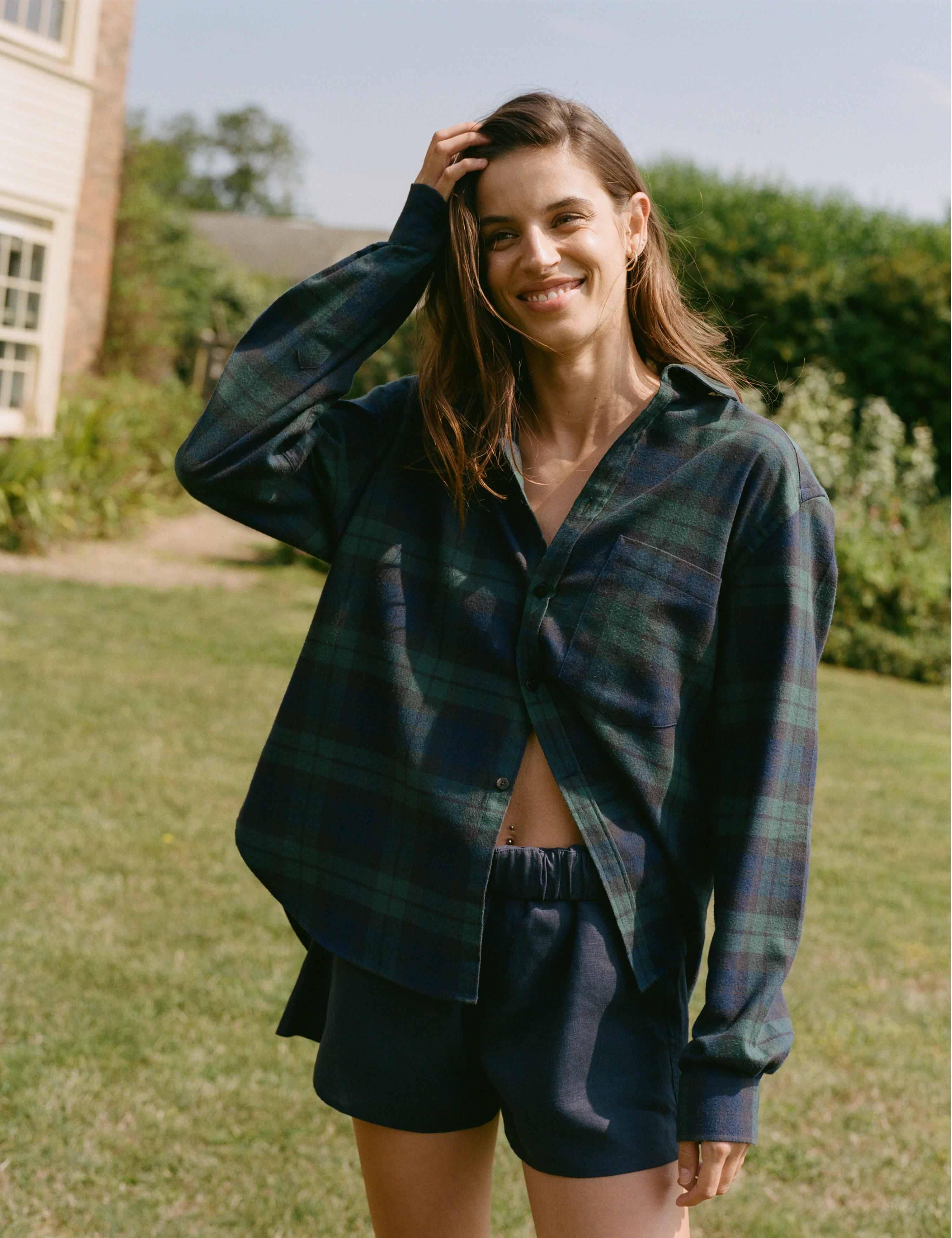 The Classic: Fine Brushed, Heritage Green Plaid - Image 7