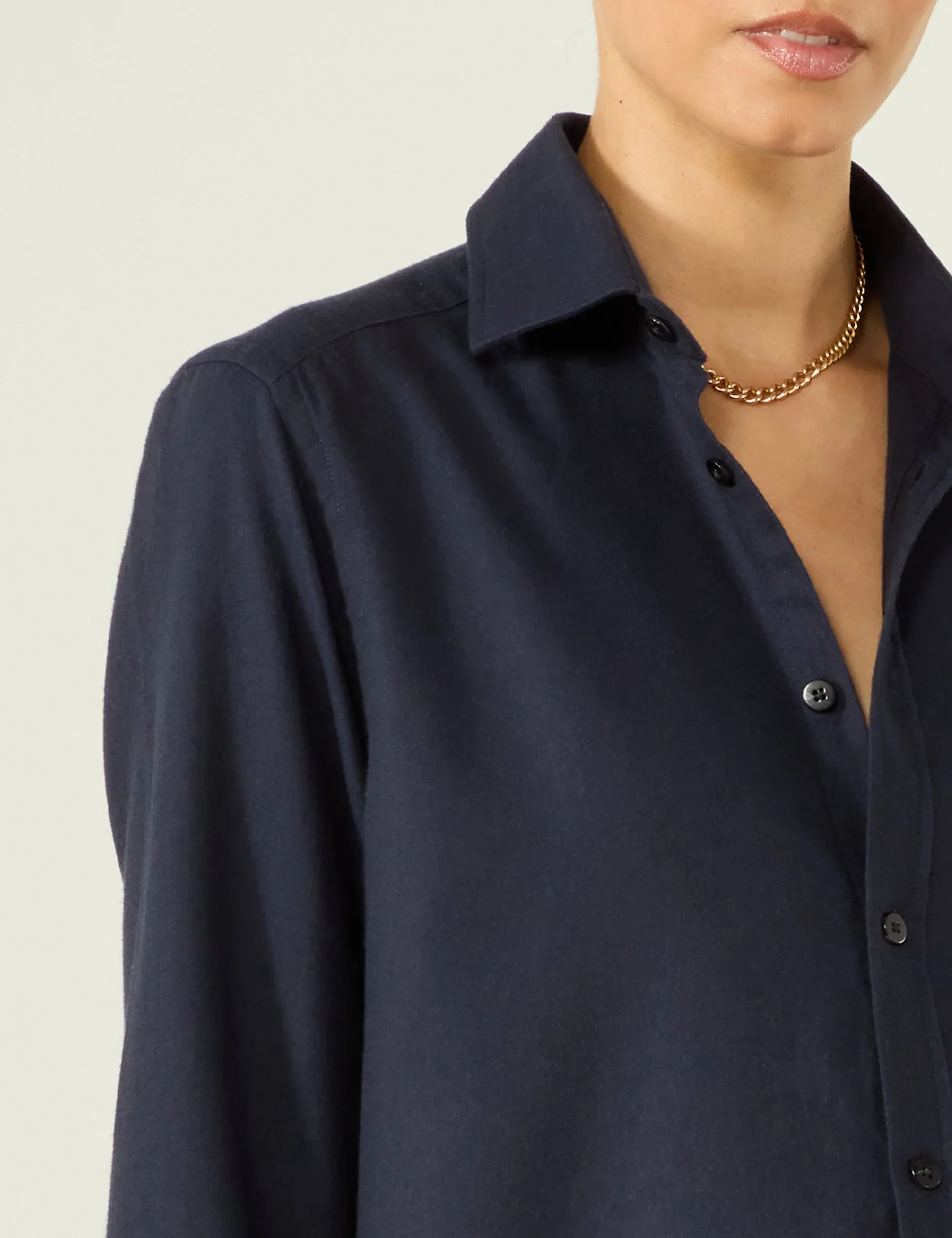 The Classic: Fine Brushed, Navy Blue - Image 5