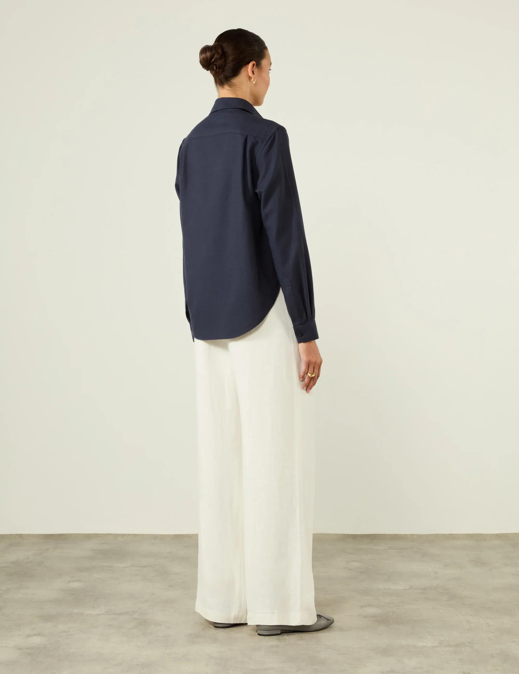 The Classic: Fine Brushed, Navy Blue - Image 6