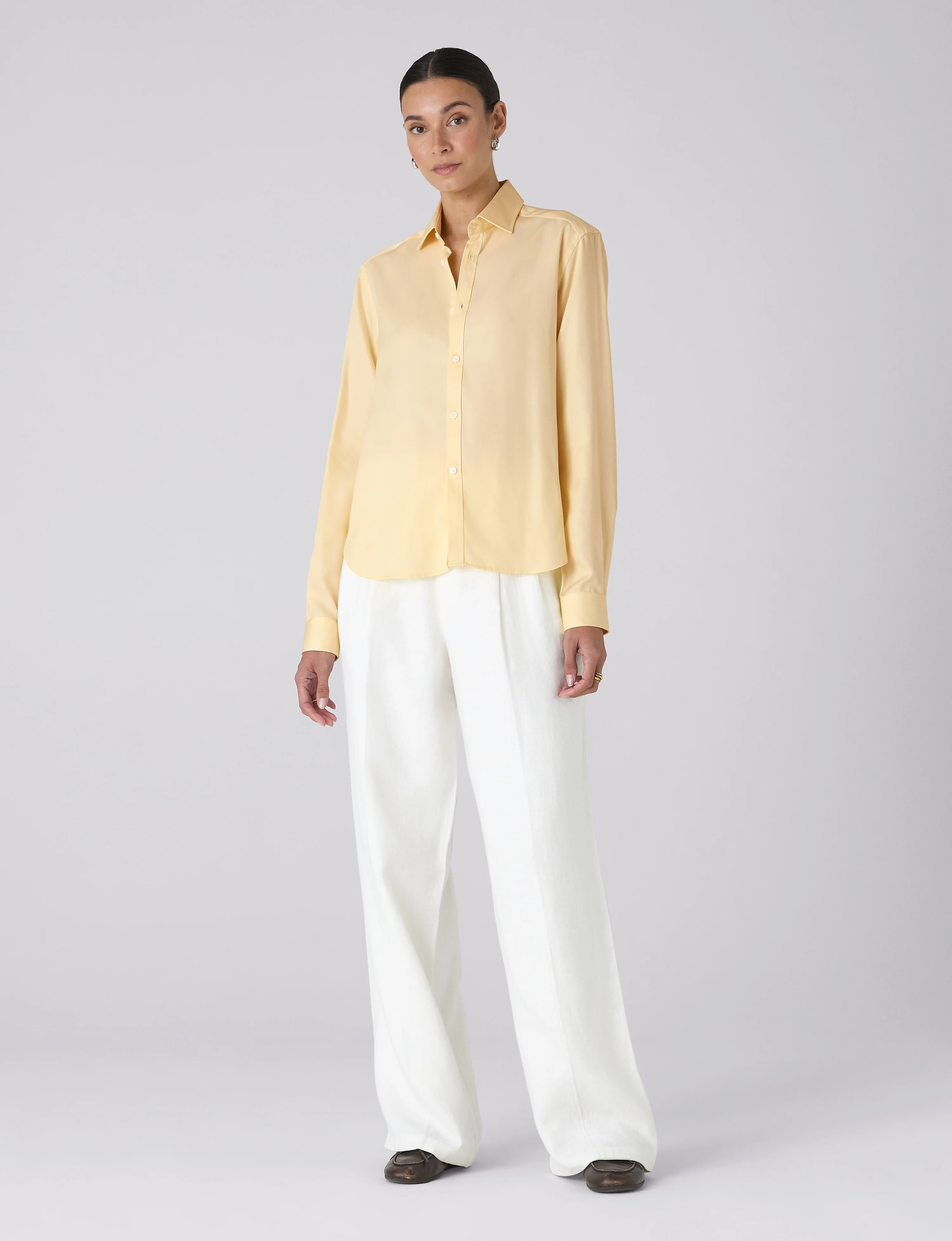 The Classic: TENCEL™ Lyocell, Pale Yellow - Image 4