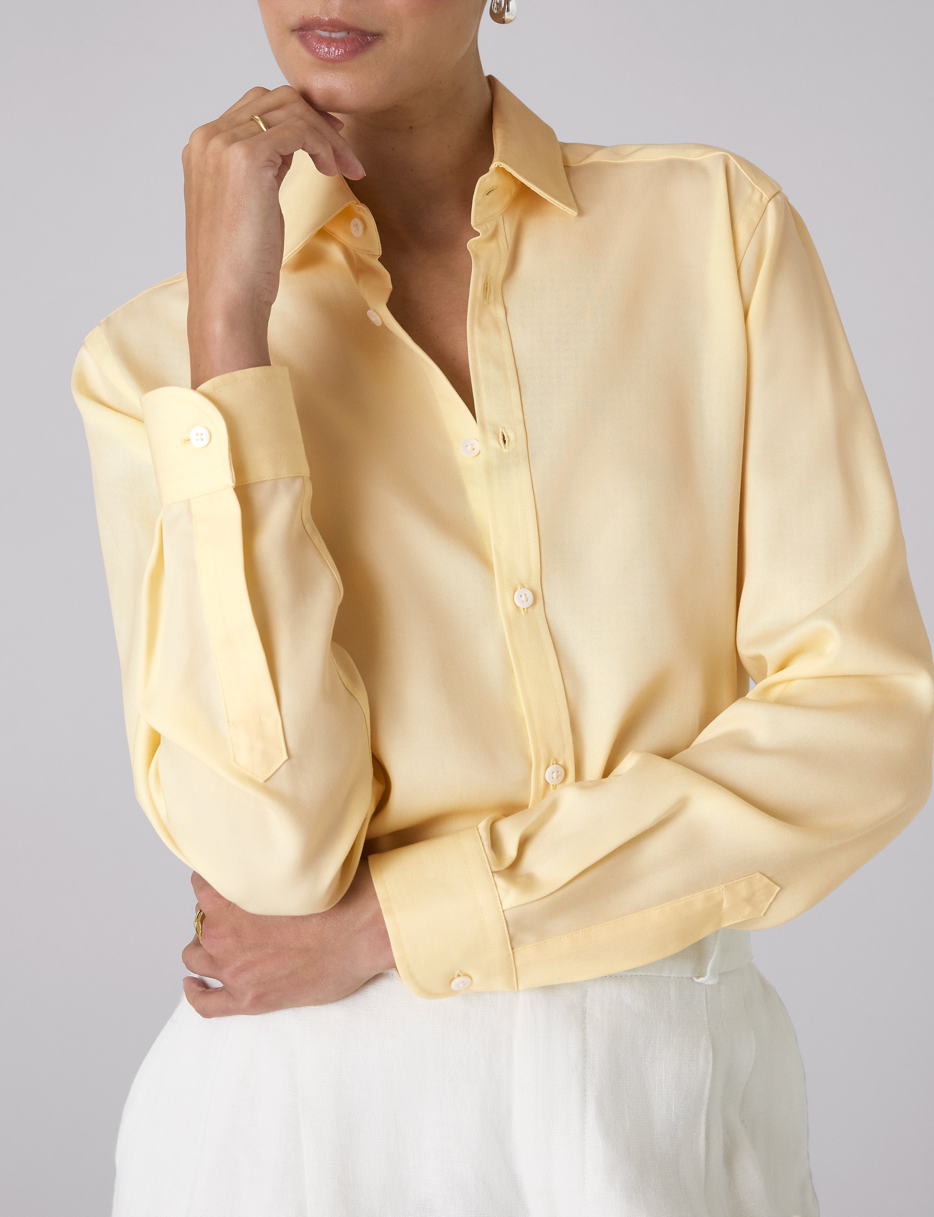 The Classic: TENCEL™ Lyocell, Pale Yellow - Image 5