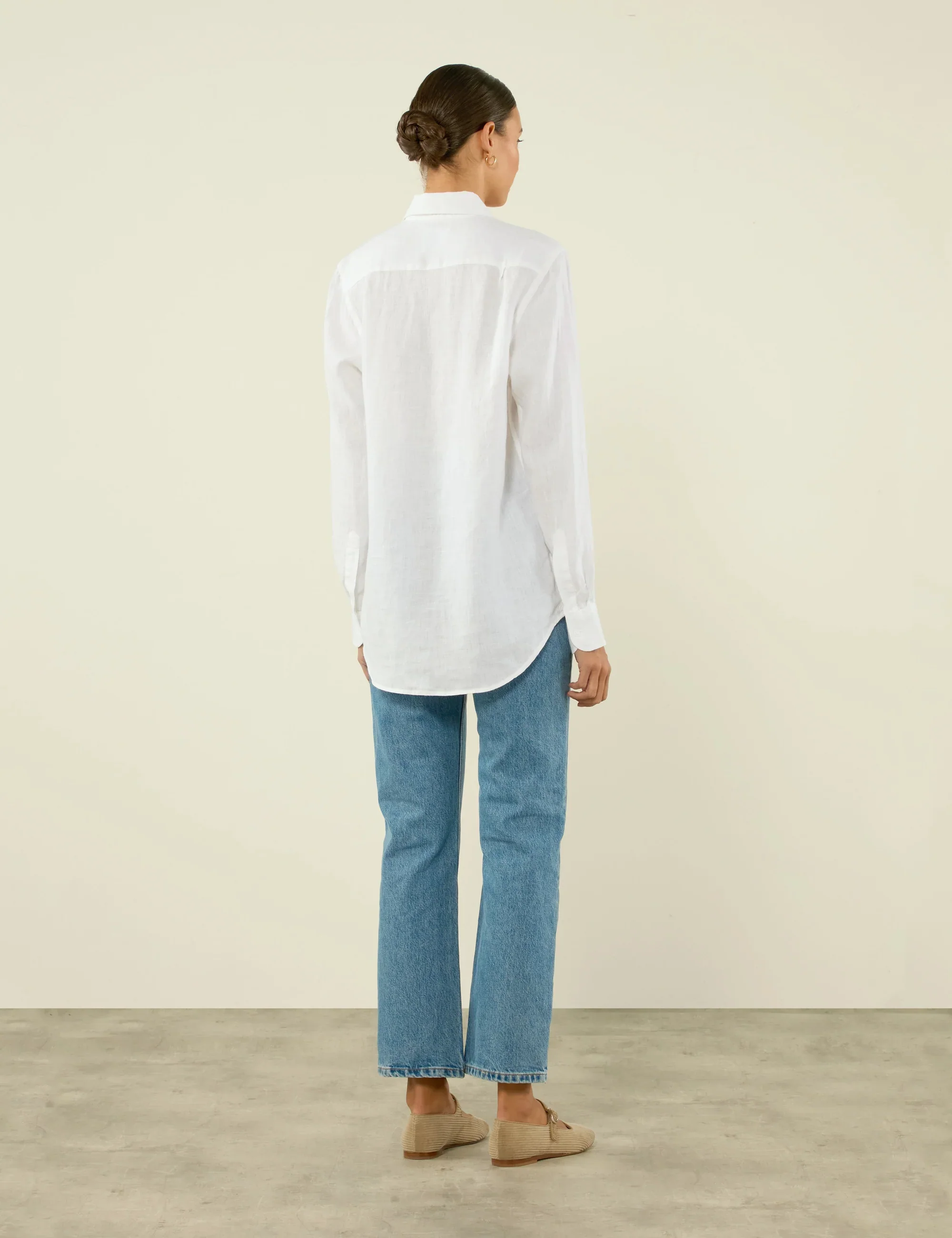 The Boyfriend: Linen, White - Image 6