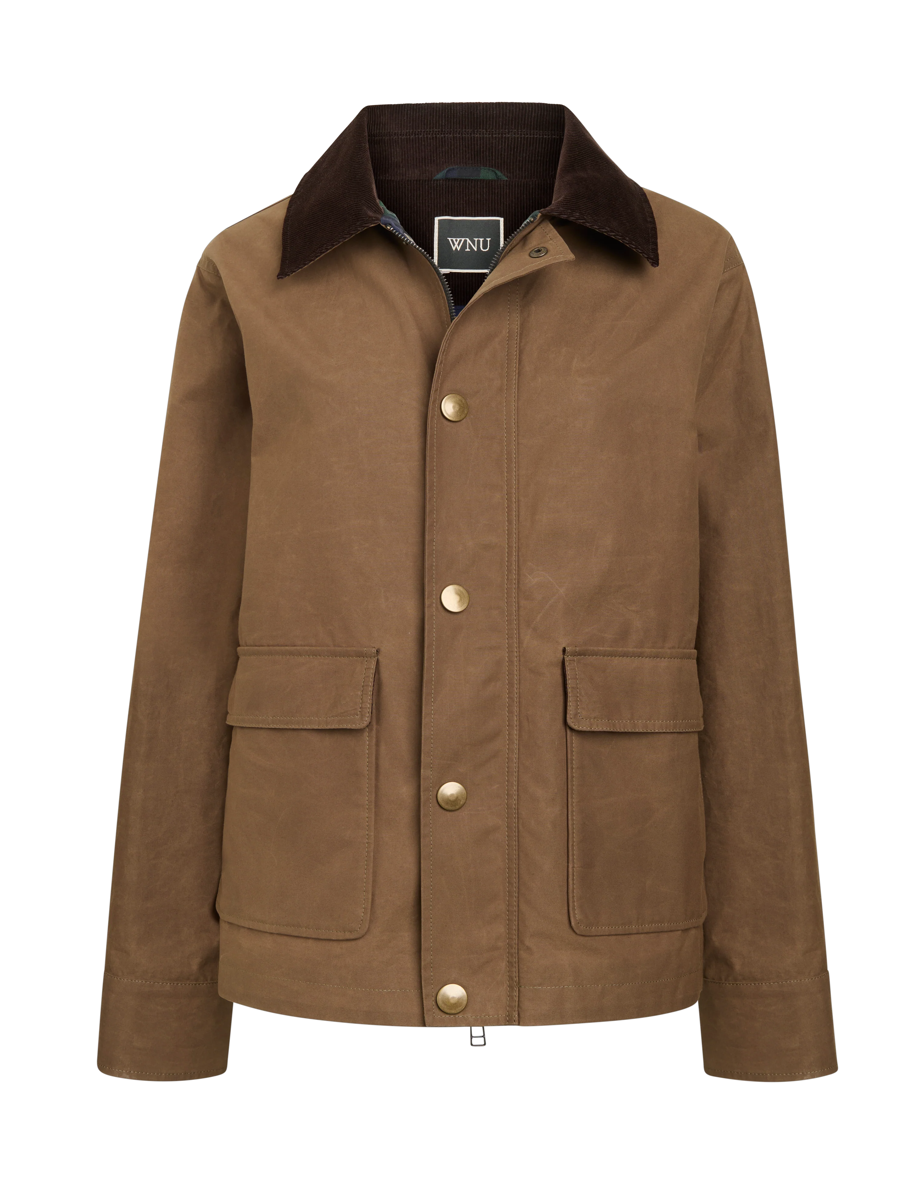 Kent Jacket: Waxed Cotton, Chocolate - Image 4
